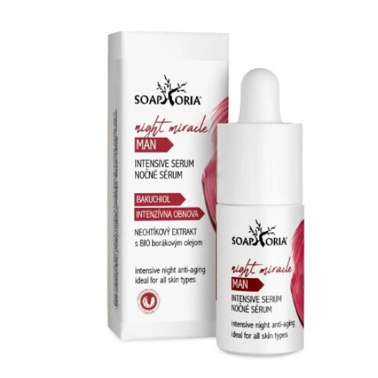 Soaphoria Miracle Overnight Nacht-Anti-Aging-Serum für Männer 30 ml