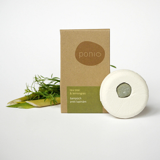Ponio Festes Anti-Schuppen-Shampoo Tea Tree & Lemongras 30 g Ponio Festes Anti-Schuppen-Shampoo Tea Tree & Lemongras 30 g