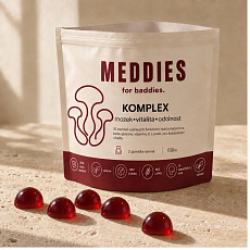 Yage Meddies Komplexextrakt aus funktionellen Pilzen Gehirn - Vitalität - Widerstandskraft 60 Stk.