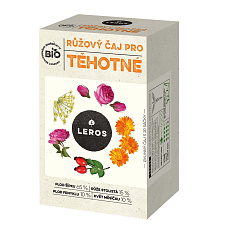Leros Bio Rosa Tee für Schwangere 20 Stk.