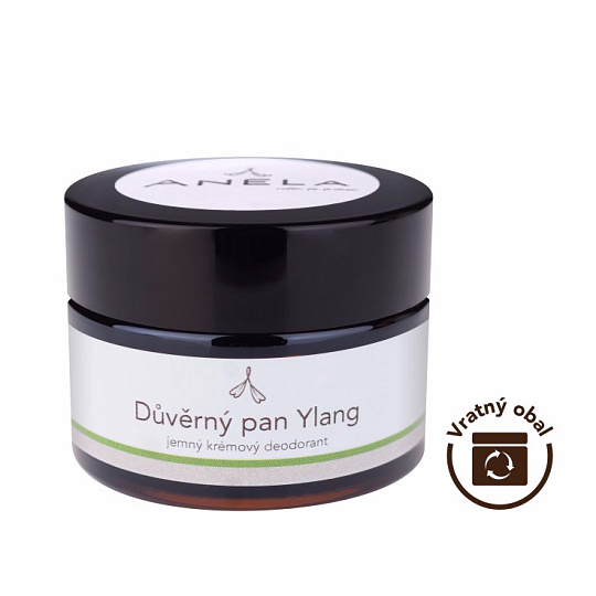 Anela Vertraulich Herr Ylang sanftes cremiges Deodorant 50 ml Ablaufdatum 7/26