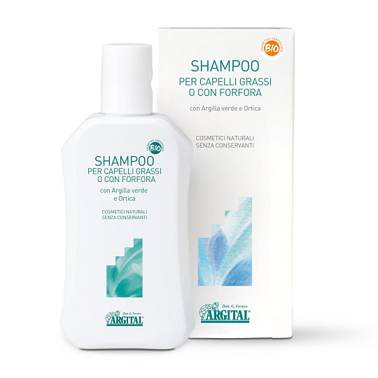 Argital Shampoo für fettiges Haar und gegen Schuppen mit Brennnessel