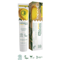 NORDICS Bio Zahnaufhellungspasta mit Zitrone und Minze 75 ml