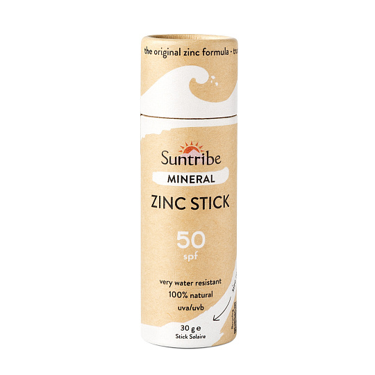 Suntribe Zink-Sonnencreme Stick SPF 50 Weiß 30 g Suntribe Zink-Sonnencreme Stick SPF 50 Weiß 30 g
