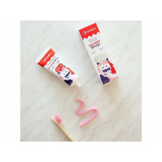 Nordics Natürliche Kinderzahnpasta mit Erdbeergeschmack und Probiotika 50 ml