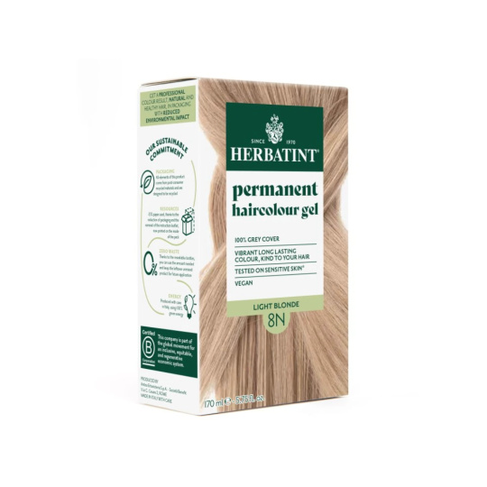 Herbatint Permanente Haarfarbe Hellblond 8N
