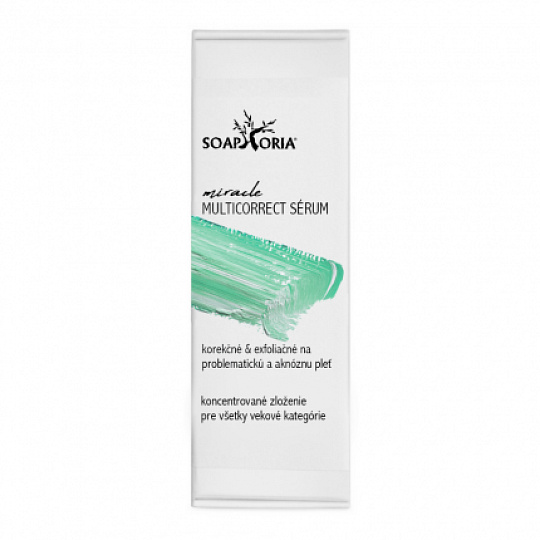 Soaphoria Miracle Multicorrect Korrektur-Exfoliationsserum für problematische und akneanfällige Haut 30 ml Verfallsdatum 30.5.2026 Soaphoria Miracle Multicorrect Korrektur-Exfoliationsserum für problematische und akneanfällige Haut 30 ml Verfallsdatum 30.5.2026