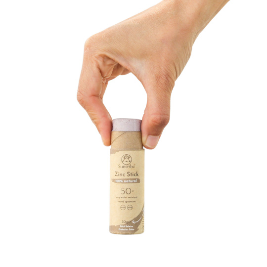 Suntribe Zink-Sonnenstick SPF 50 Körper 30 g fettige Verpackung Suntribe Zink-Sonnenstick SPF 50 Körper 30 g fettige Verpackung