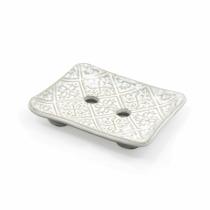 Musk Seifenschale Tulpe weiß 1 Stk