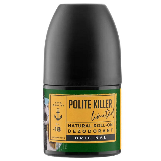 Soaphoria Herren Roll-On Deodorant Polite Killer 50 ml Soaphoria Herren Roll-On Deodorant Polite Killer 50 ml