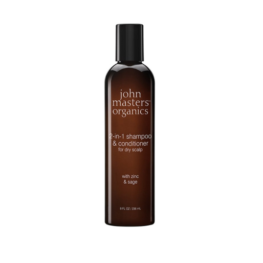 John Masters Organics Shampoo und Conditioner 2-in-1 mit Zink und Salbei 236 ml