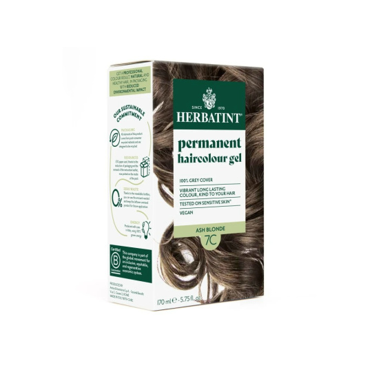 Herbatint Permanente Haarfarbe Dunkel Aschblond 6C