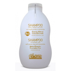 Argital Aufhellendes Shampoo für blondes und feines Haar mit Kamille und grünem Ton BIO