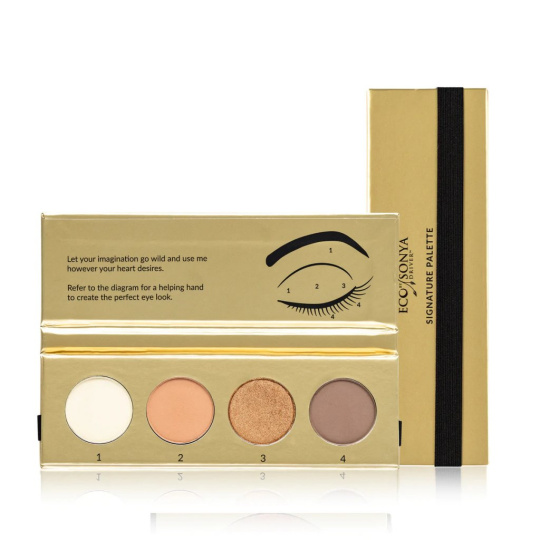 Eco by Sonya Lidschatten-Palette Signature 4x2 g