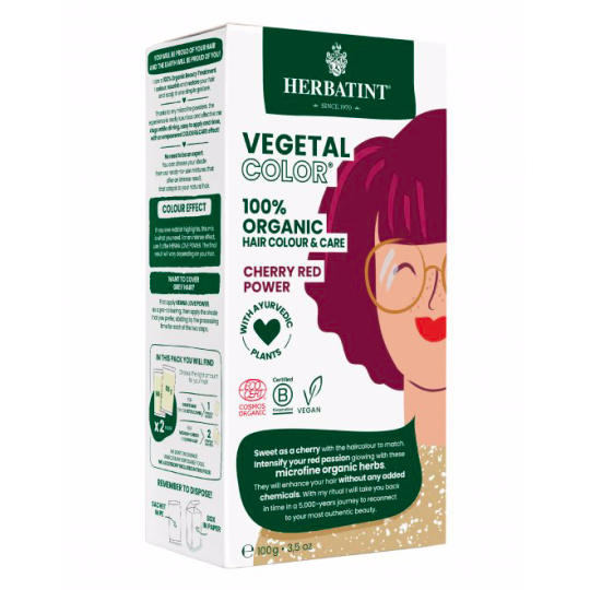 Herbatint Vegetal Colour Bio Pflanzen-Haarfarbe Cherry Red Power 50 g
